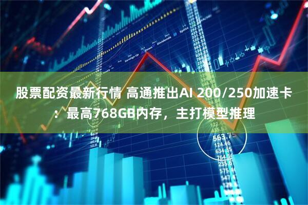 股票配资最新行情 高通推出AI 200/250加速卡：最高768GB内存，主打模型推理